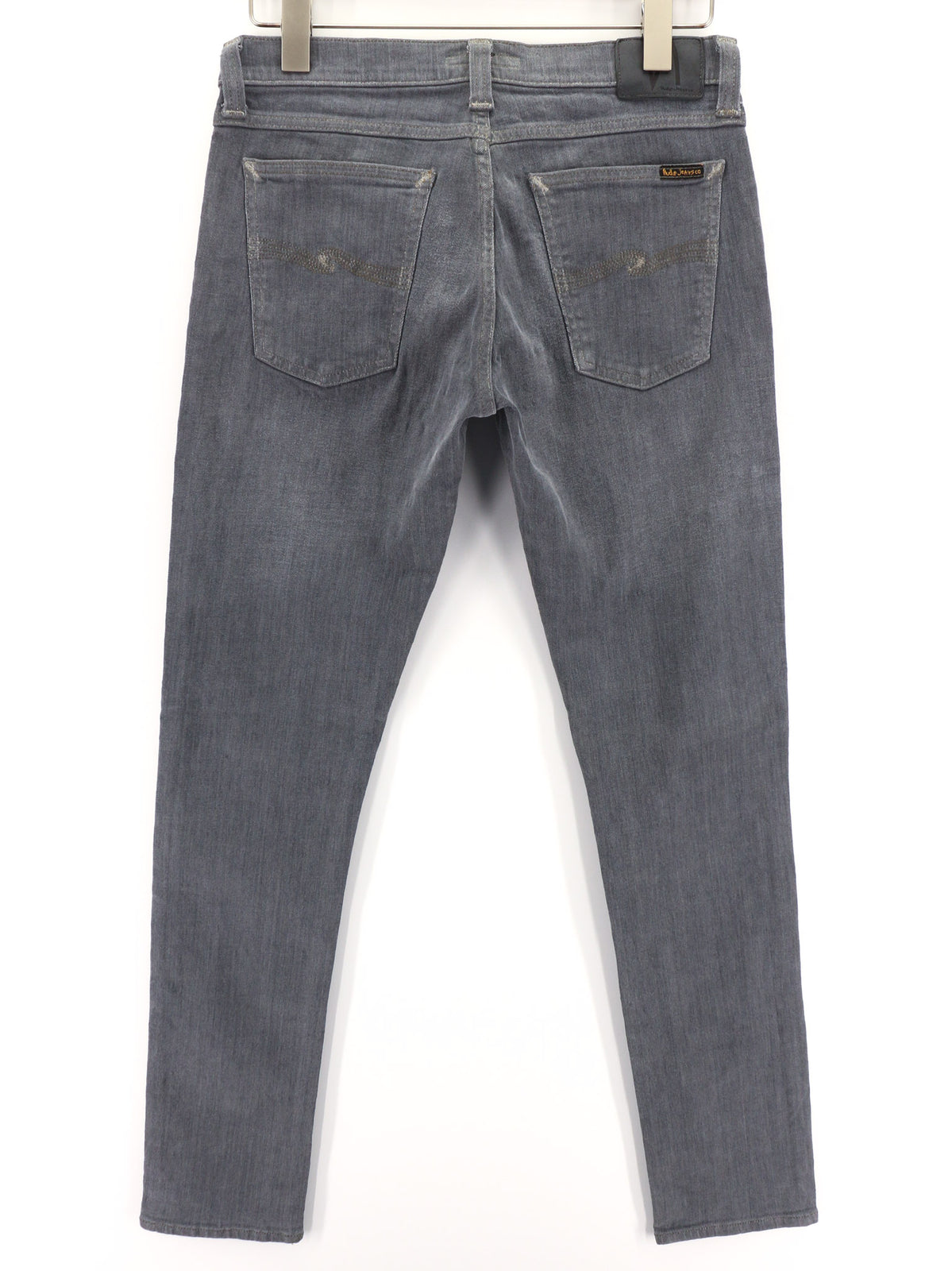 NUDIE JEANS Tight Long John Men Jeans W31/L34 Organic Charcoal Slim Fit Denim