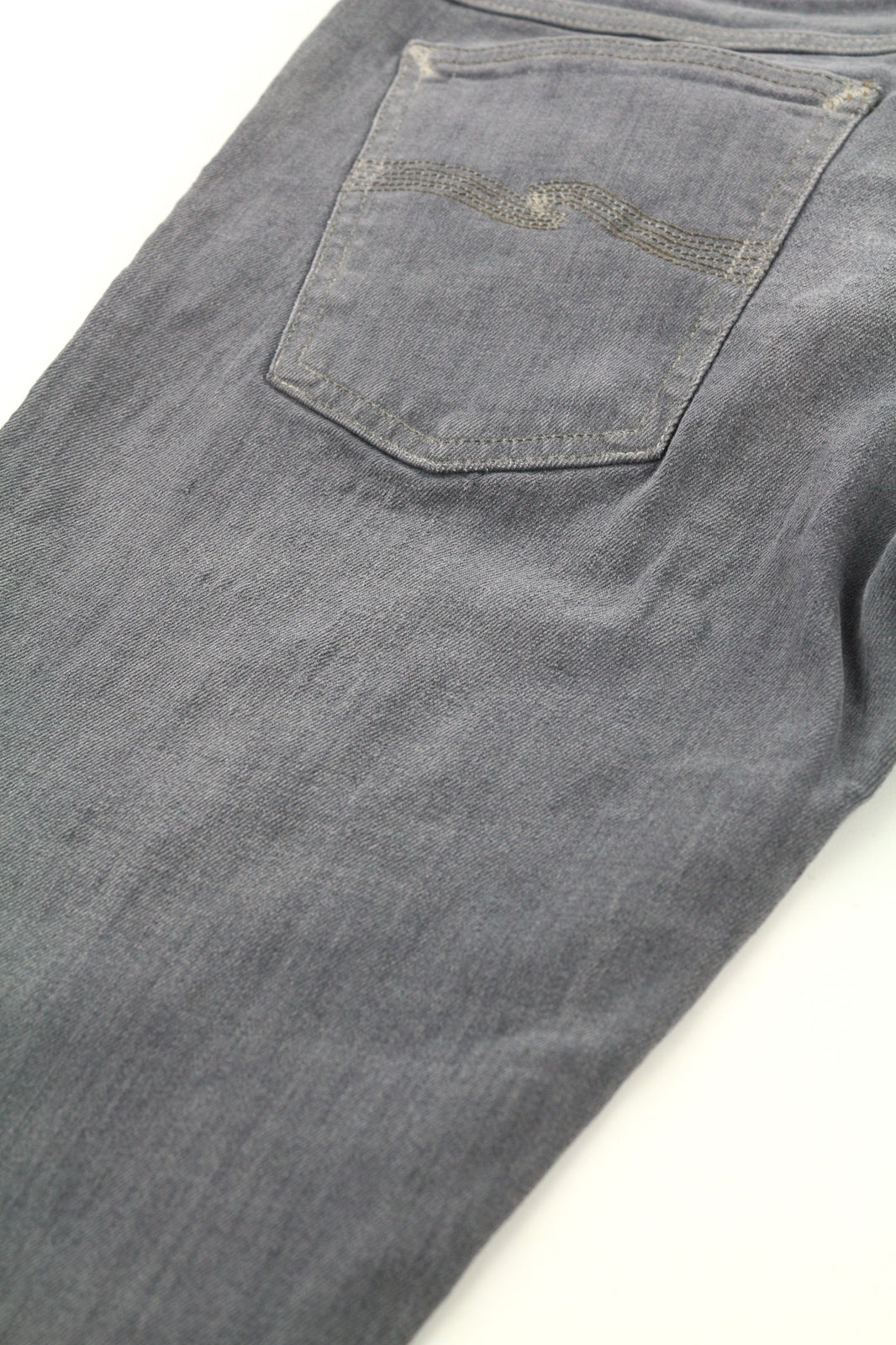 NUDIE JEANS Tight Long John Men Jeans W31/L34 Organic Charcoal Slim Fit Denim