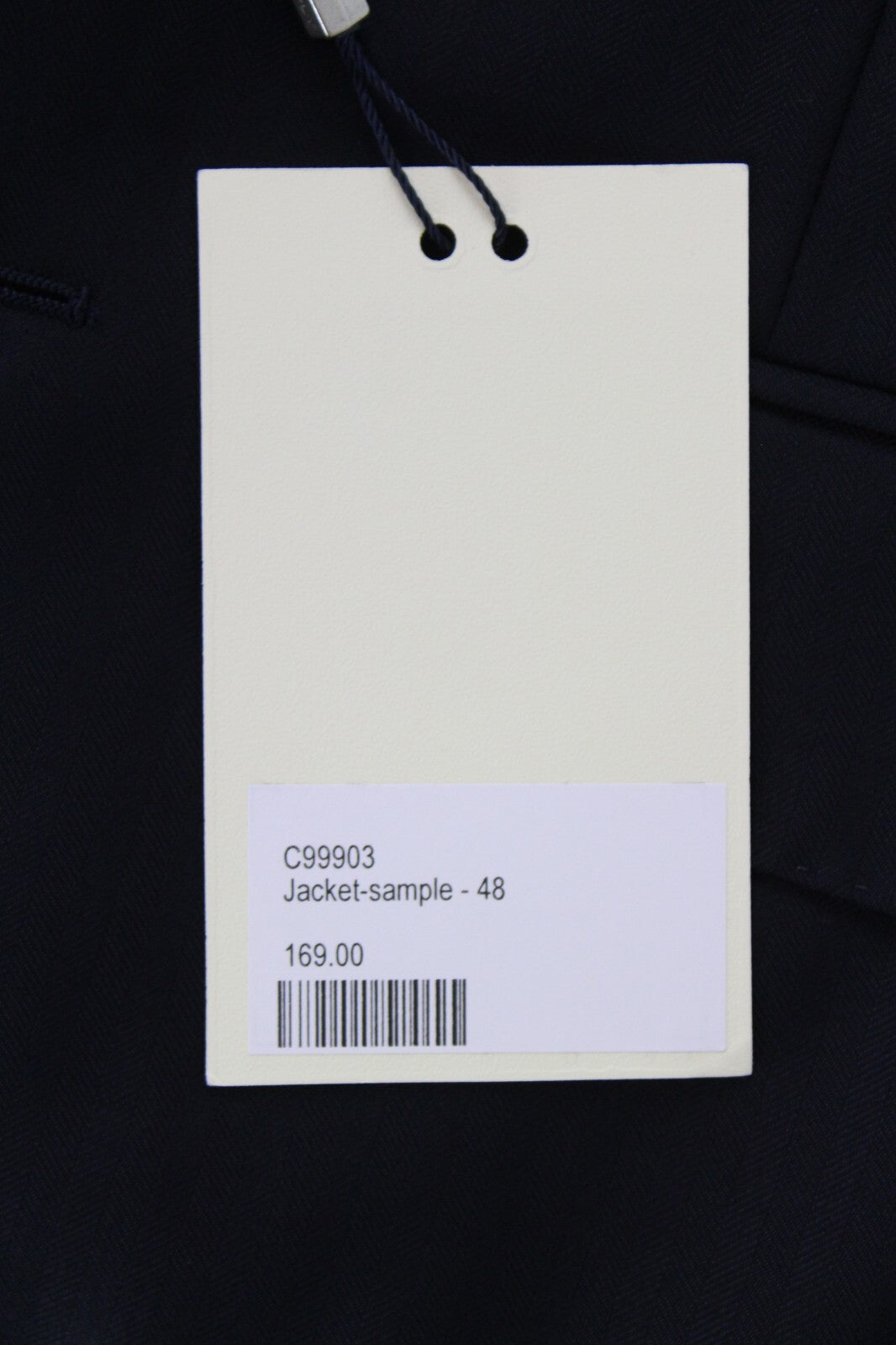 SUITSUPPLY Lazio Blazer UK38 Men's Navy Wool Vented Single-Breasted