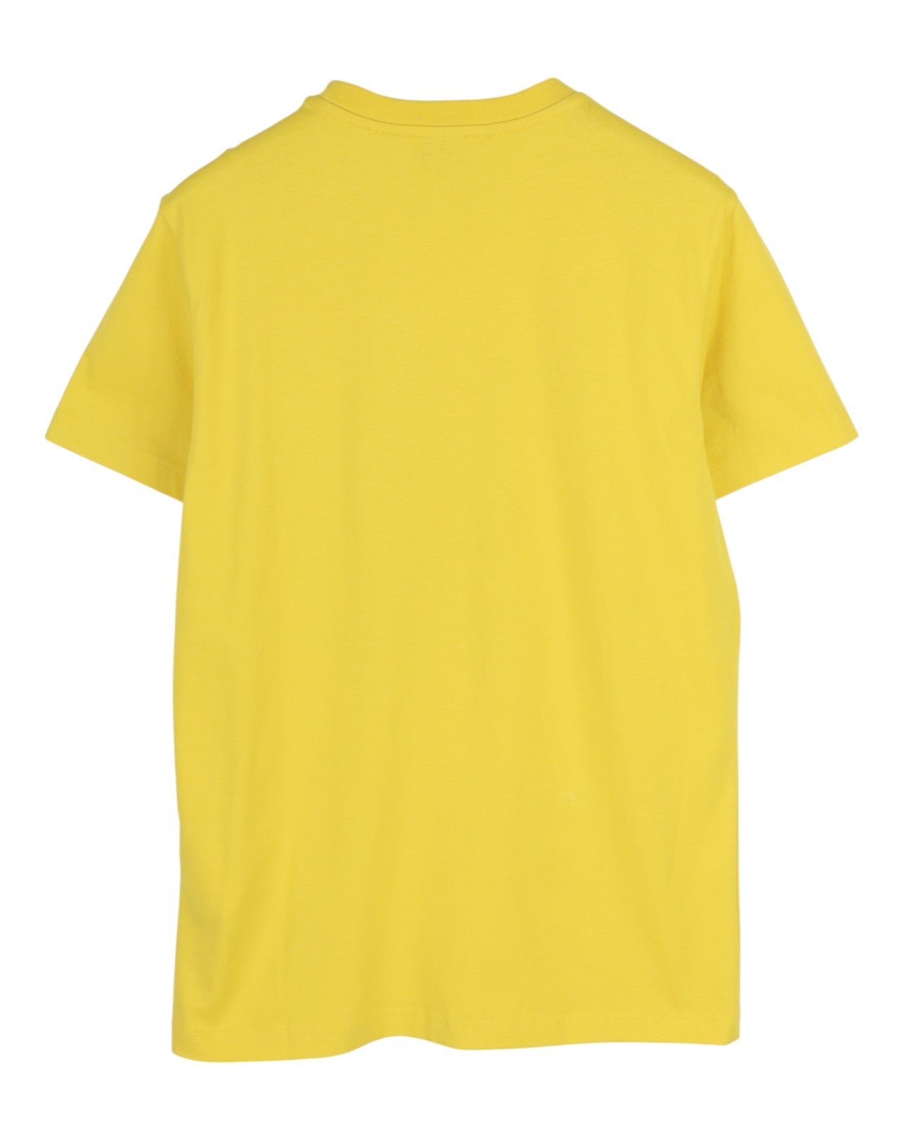 DIESEL T-Diegor-K50 Men T-Shirt M Yellow Short Sleeved Crew Collar Tricot Cotton