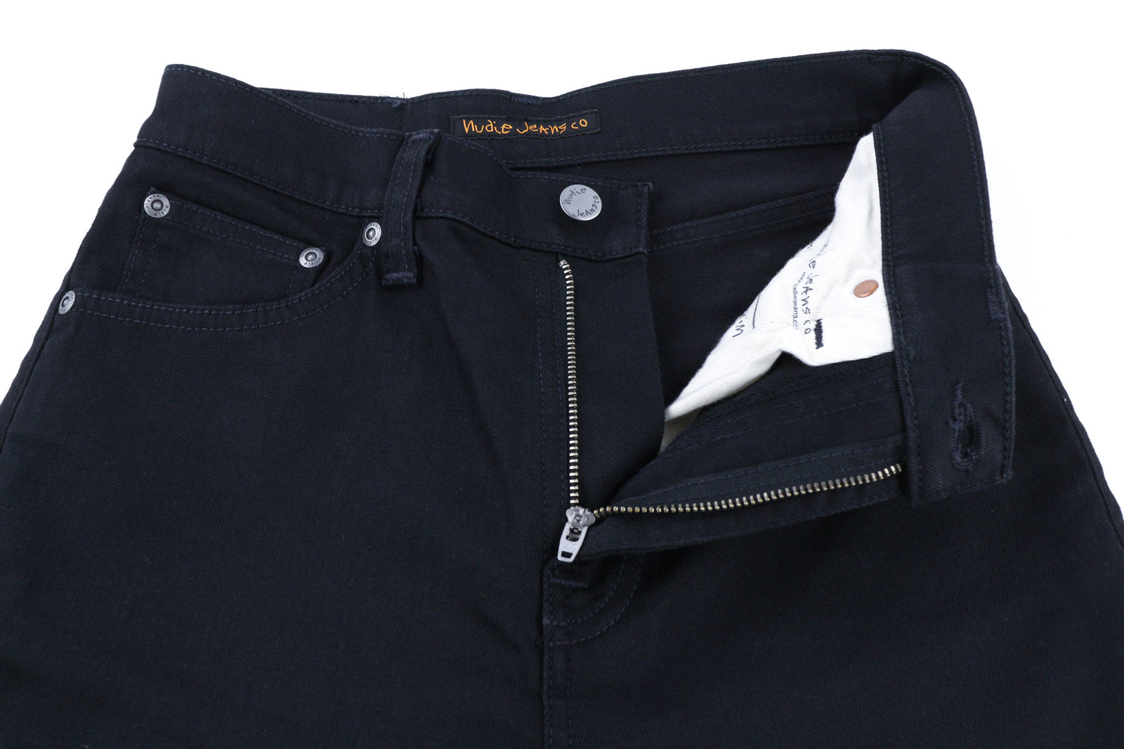 NUDIE JEANS Pipe Led Men Jeans W28/L32 Clean Slate Organic Cotton Skinny Fit