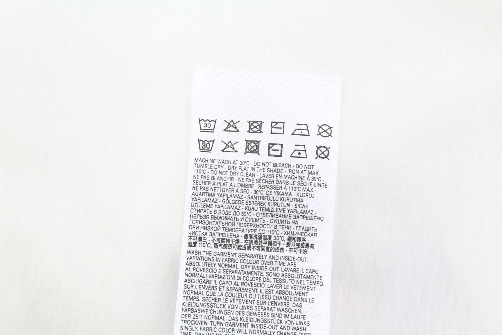 DIESEL T-Diegor-E2 Men T-Shirt L White Short Sleeved Crew Tricot Cotton Logo