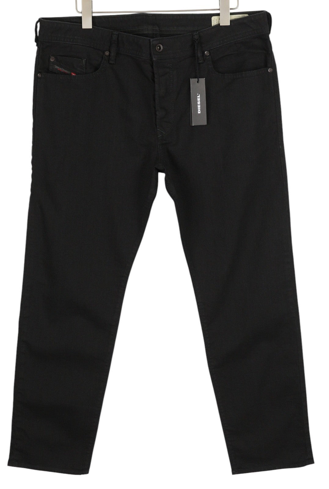 DIESEL Buster 0886Z Men Jeans W38/L32 Regular Slim Tapered Fit Buttoned Dark