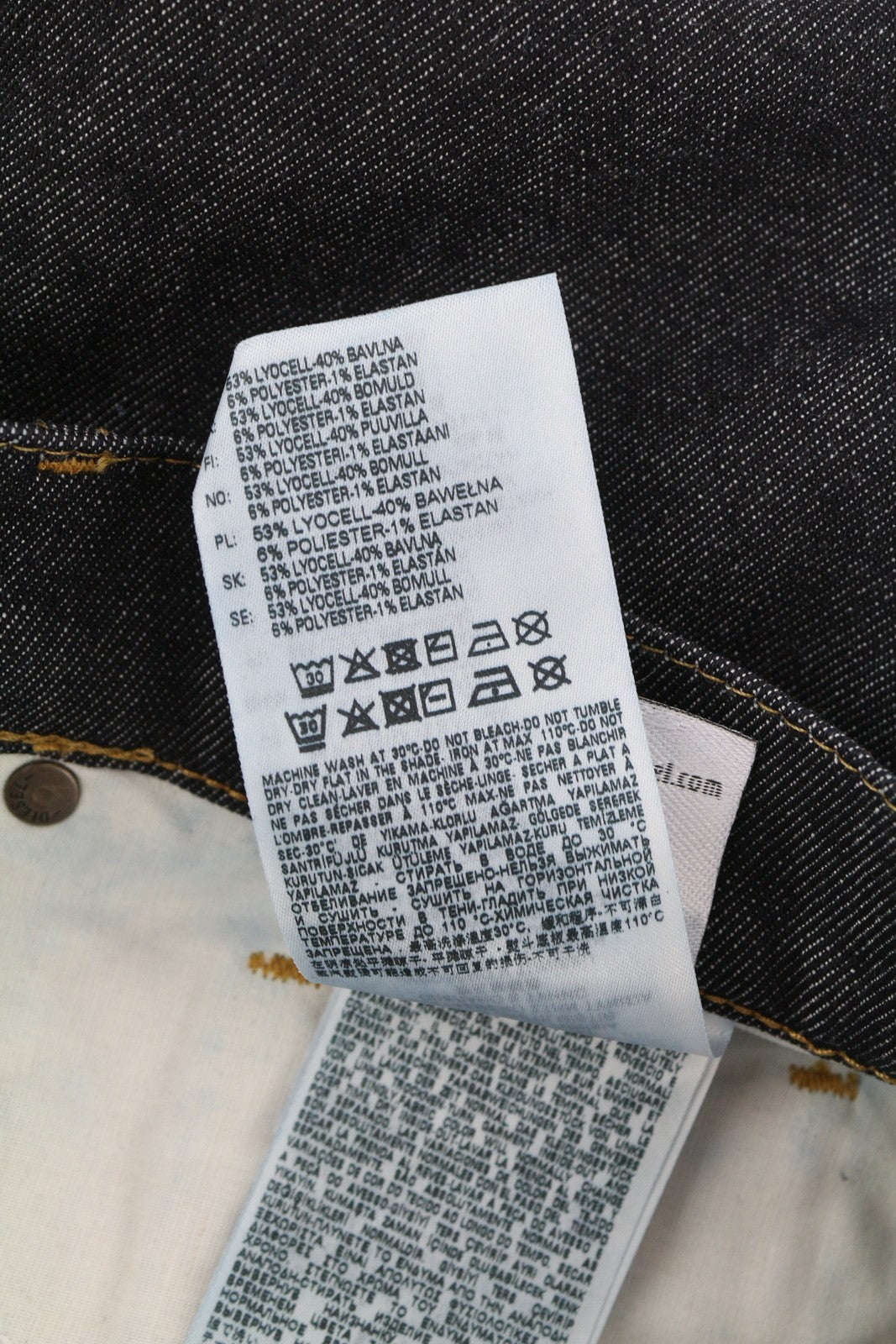 DIESEL D-Strukt 009HF Men Jeans W30/L30 Slim Stretch Zipper Dark Blue RRP€160