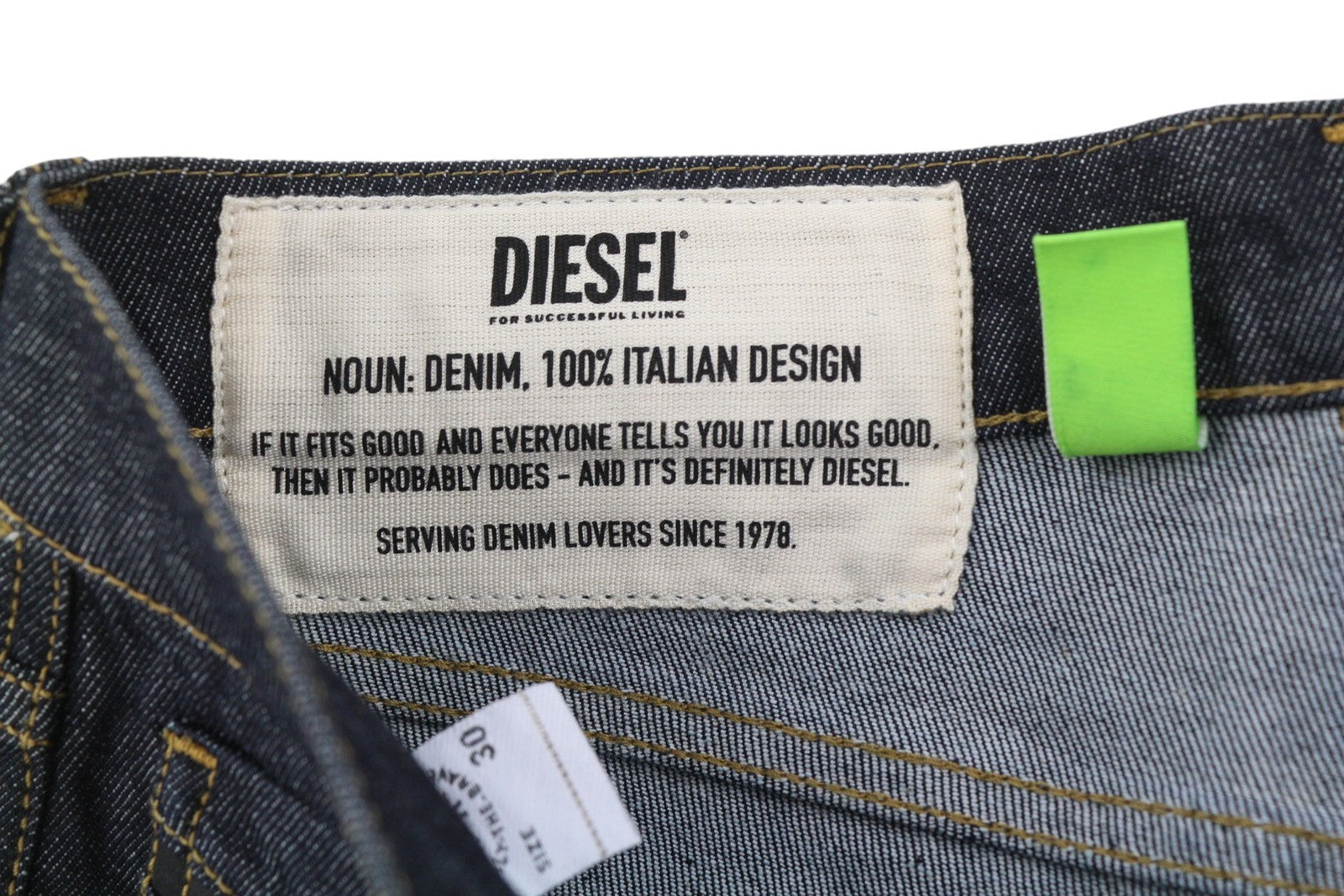 DIESEL D-Strukt 009HF Men Jeans W30/L30 Slim Stretch Zipper Dark Blue RRP€160