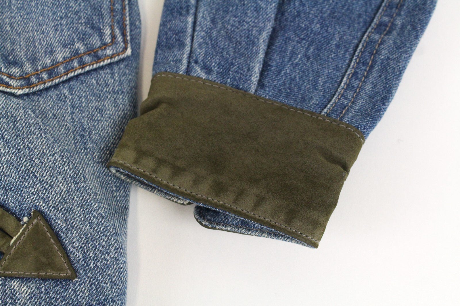 Women's DESIGUAL Denim Jacket 38 Sequins Blue Cotton Long Sleeve Distressed