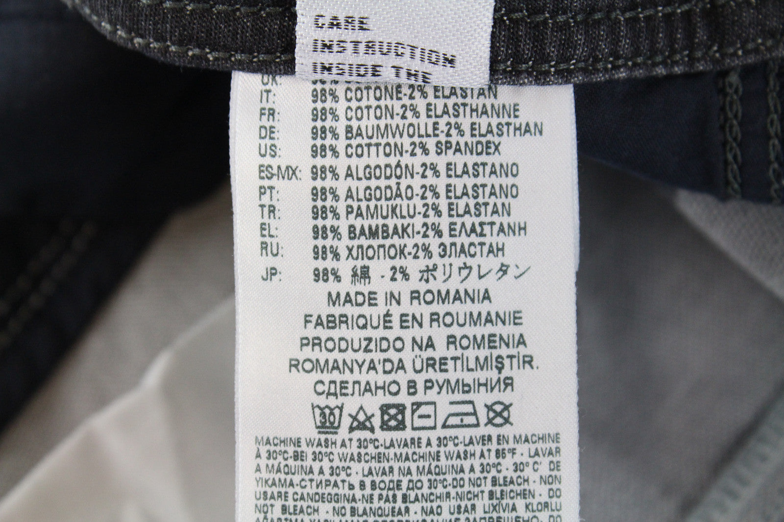 Men's DIESEL Jeans Krooley CB-NE 069EM W32 Grey Distressed Jogg Slim Stretch