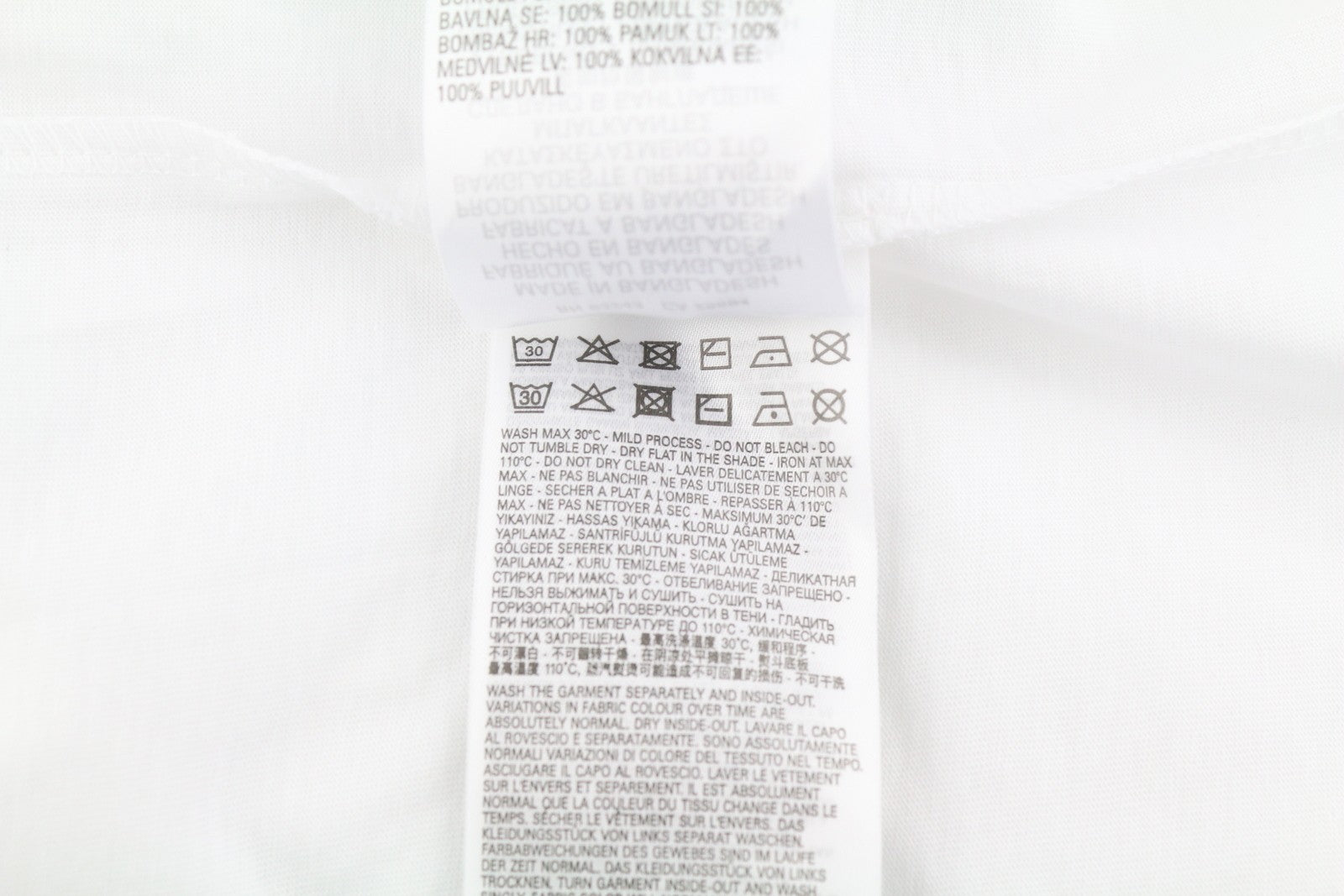 DIESEL T-Just-Small-New D Logo Men T-Shirt M White Short Sleeved Crew Cotton