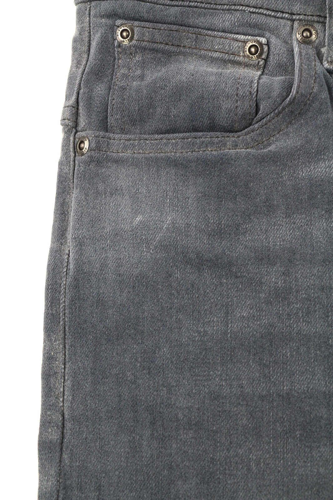 NUDIE JEANS Thin Finn Men Jeans W31/L32 Slim Fit Grey Cotton Elastane Wash