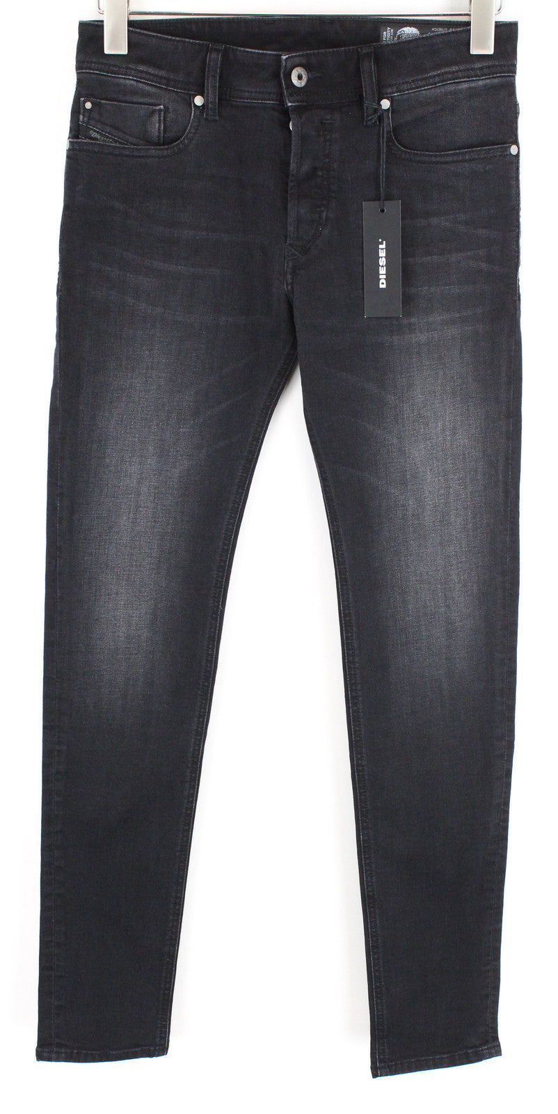 DIESEL Men's Troxer R6T80 Jeans W27/L30 Slim Skinny Stretch Cotton Grey