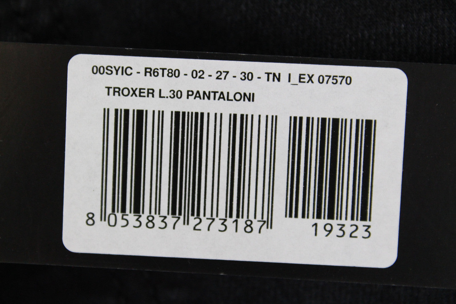 DIESEL Men's Troxer R6T80 Jeans W27/L30 Slim Skinny Stretch Cotton Grey