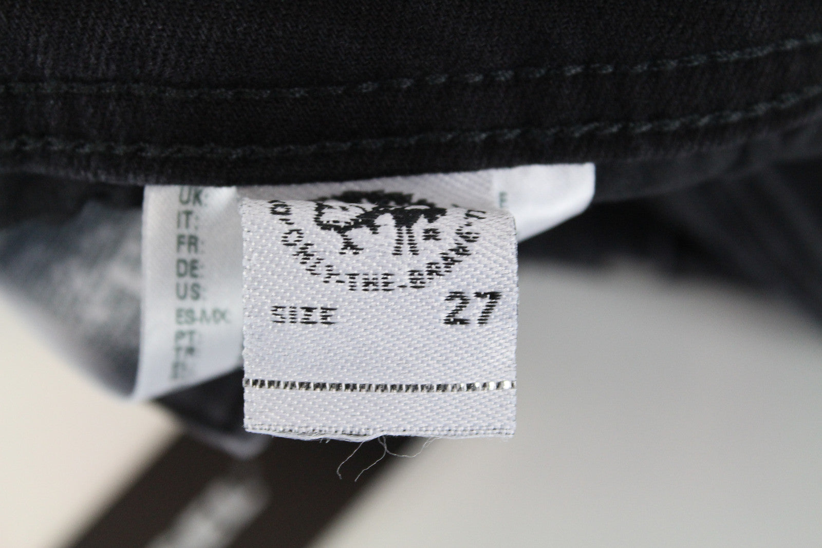 DIESEL Men's Troxer R6T80 Jeans W27/L30 Slim Skinny Stretch Cotton Grey