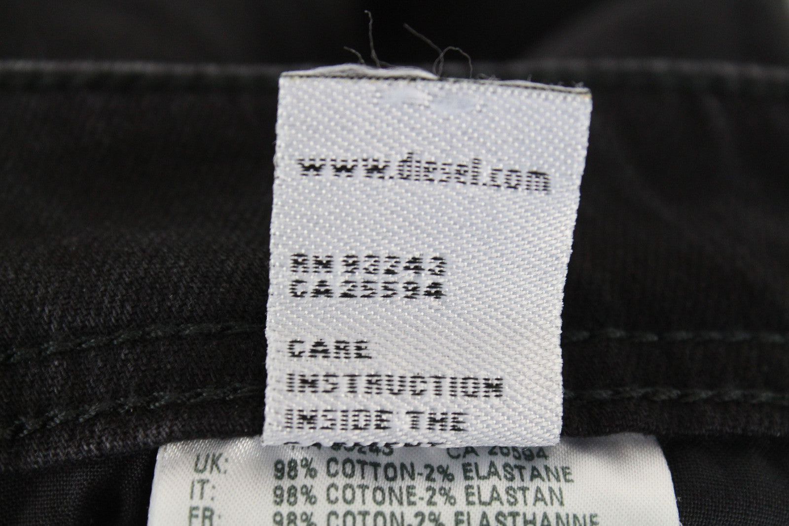 DIESEL Men's Troxer R6T80 Jeans W27/L30 Slim Skinny Stretch Cotton Grey