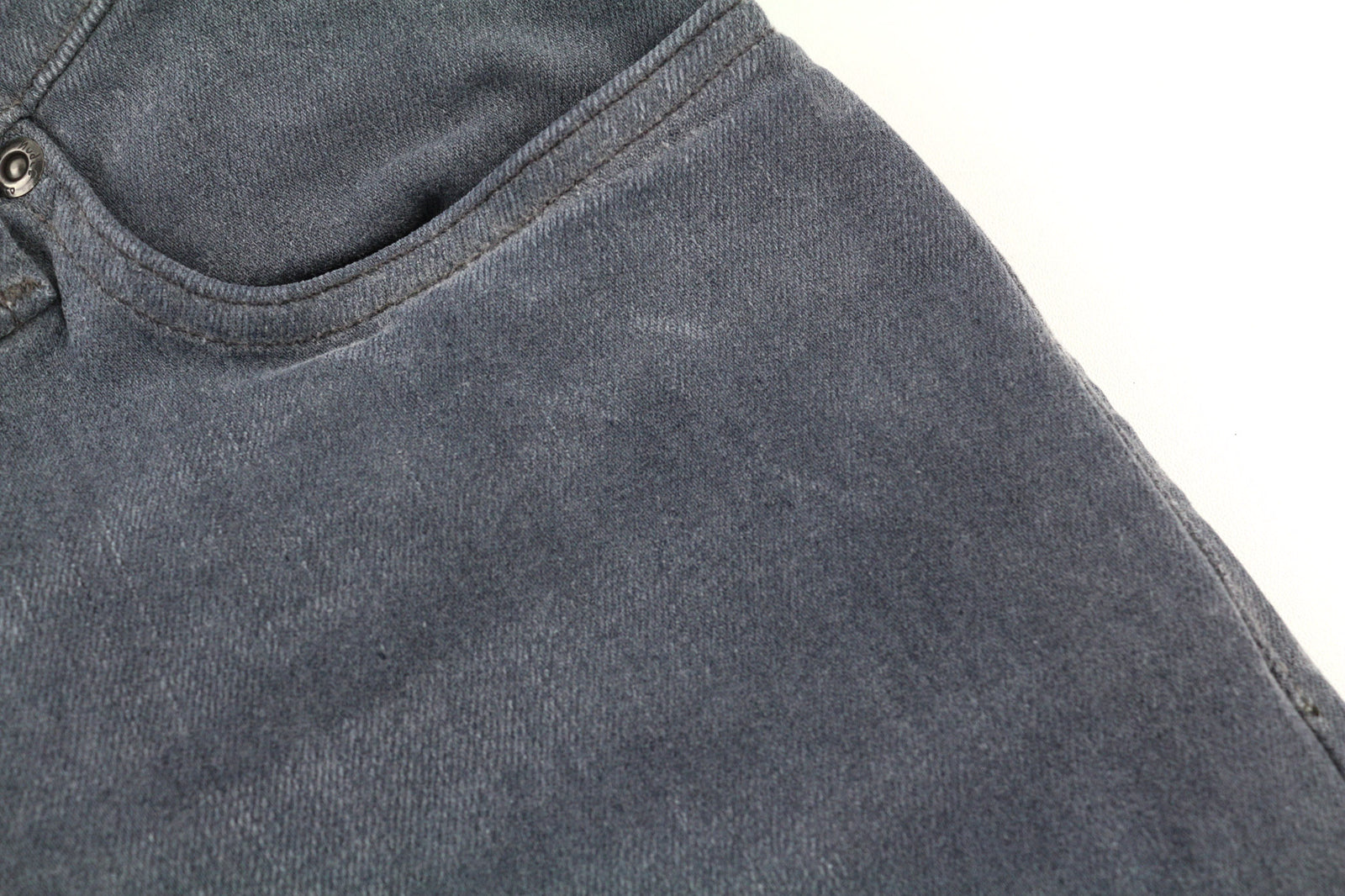 NUDIE JEANS Thin Finn Men Jeans W28/L32 Slim Casual Washed Grey Cotton Stretch