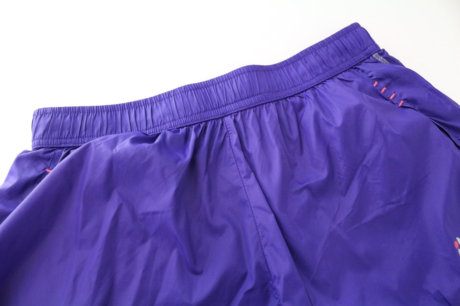 SWEATY BETTY XS Purple Gym Shorts Women's Layered Logo Pull-On Activewear