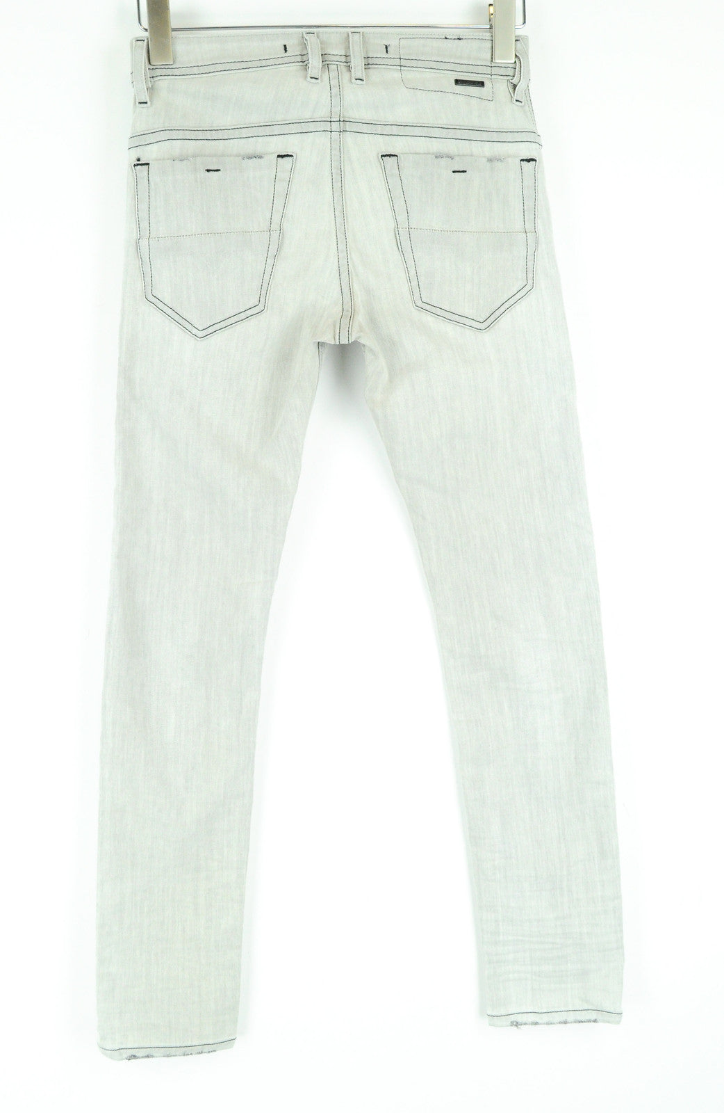 Vyriški DIESEL Thommer 0676M džinsai W26/L30 šviesiai pilki, ploni, tamprūs 