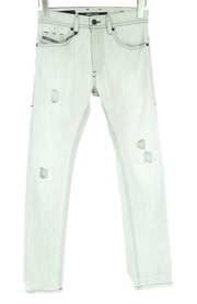 DIESEL Thommer 0676M Men's Jeans W27/L30 Slim Skinny Ripped Grey Stretch