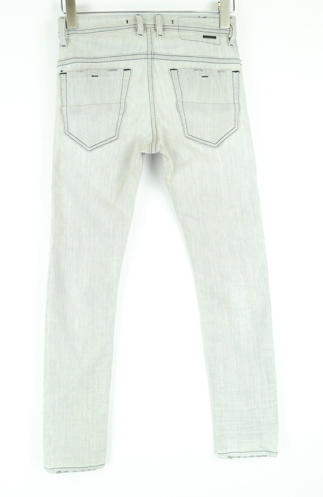 DIESEL Thommer 0676M Men's Jeans W27/L30 Slim Skinny Ripped Grey Stretch