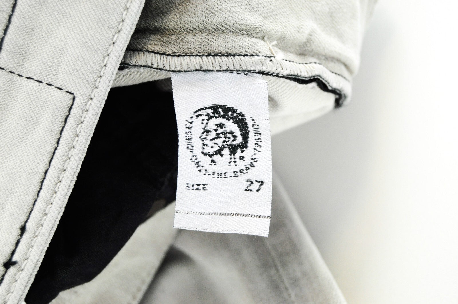 DIESEL Thommer 0676M Men's Jeans W27/L30 Slim Skinny Ripped Grey Stretch