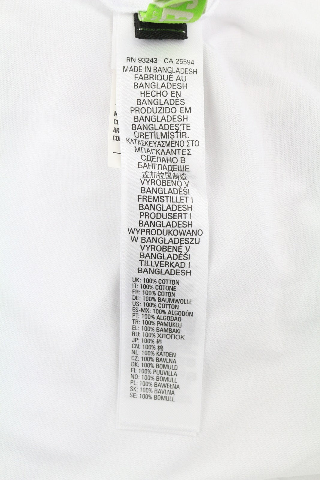 DIESEL T-Diegos-K24 Men's T-Shirt M White Short Sleeve Crew Neck Cotton Tricot