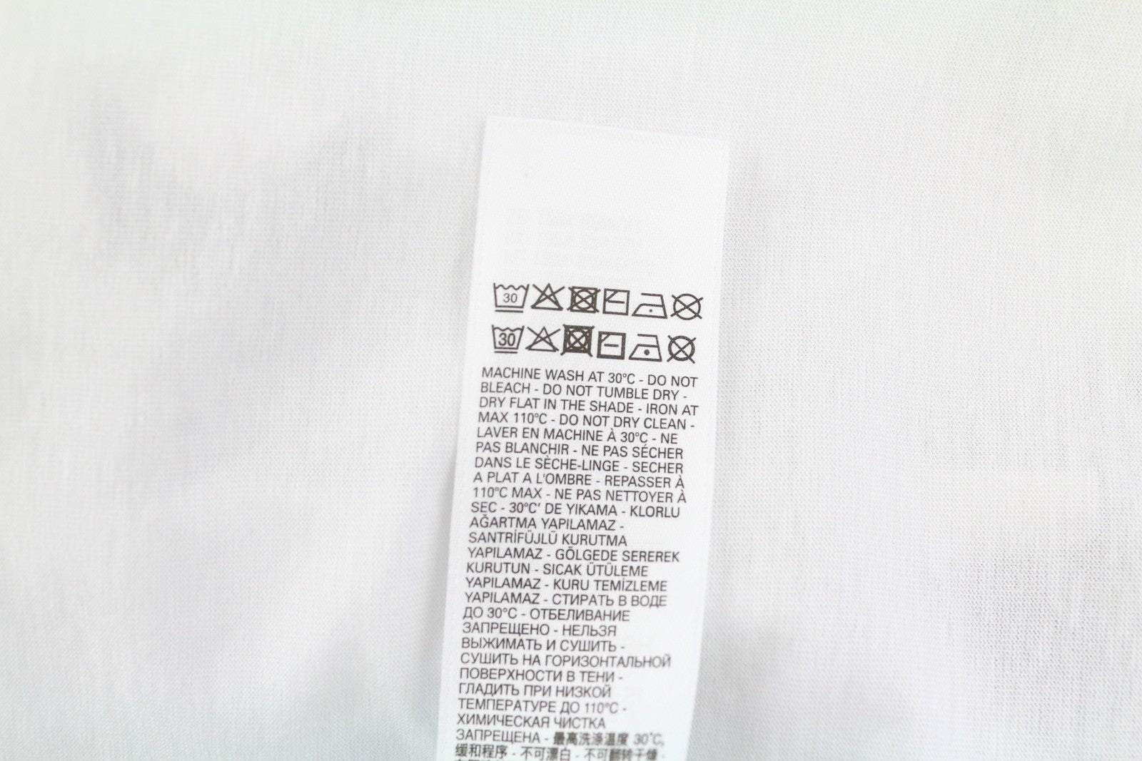 DIESEL T-Diegos-K24 Men's T-Shirt M White Short Sleeve Crew Neck Cotton Tricot