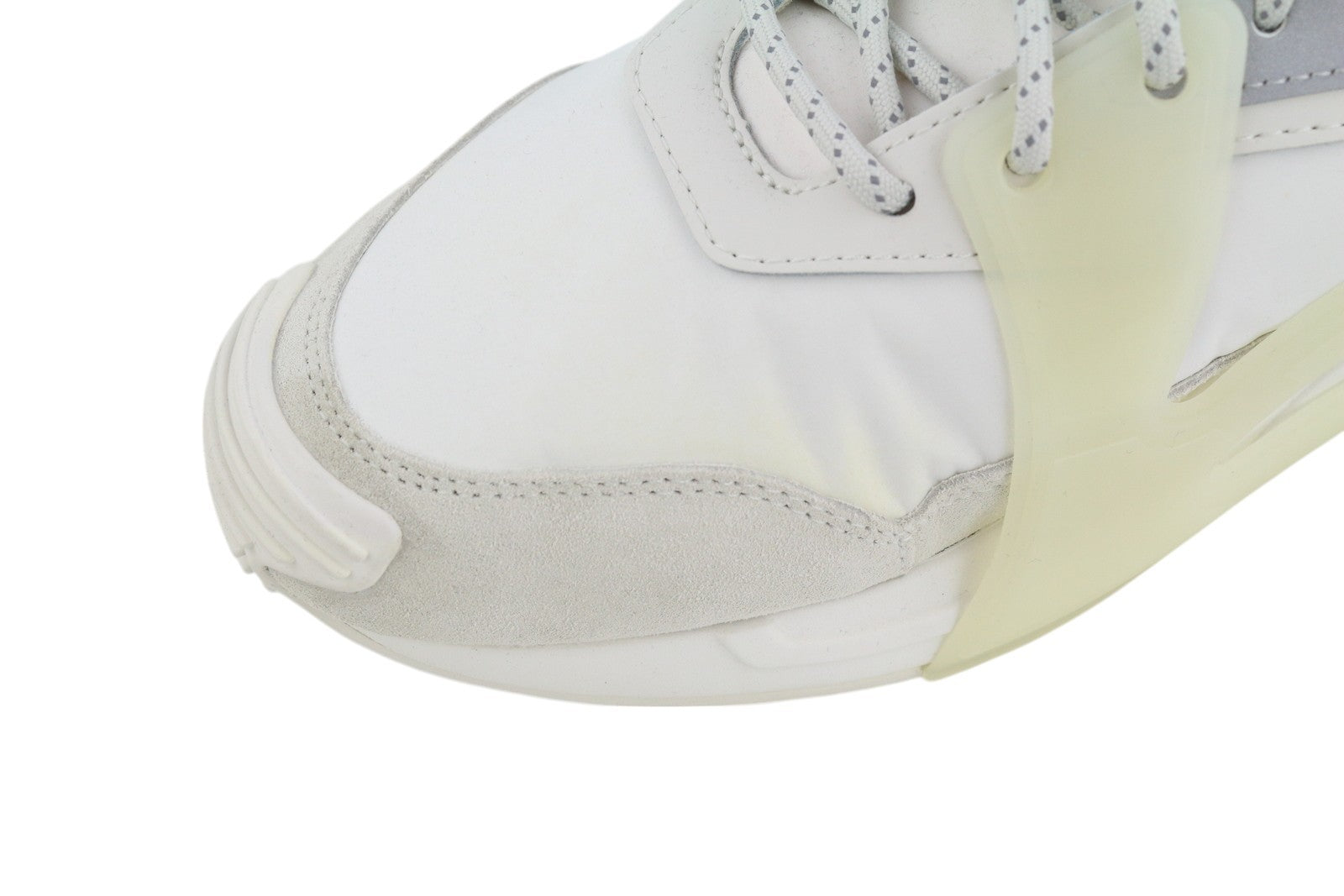 DIESEL S-Serendipity Mask Men Sneakers EU45 White Almond Toe Laced Logo RRP€130