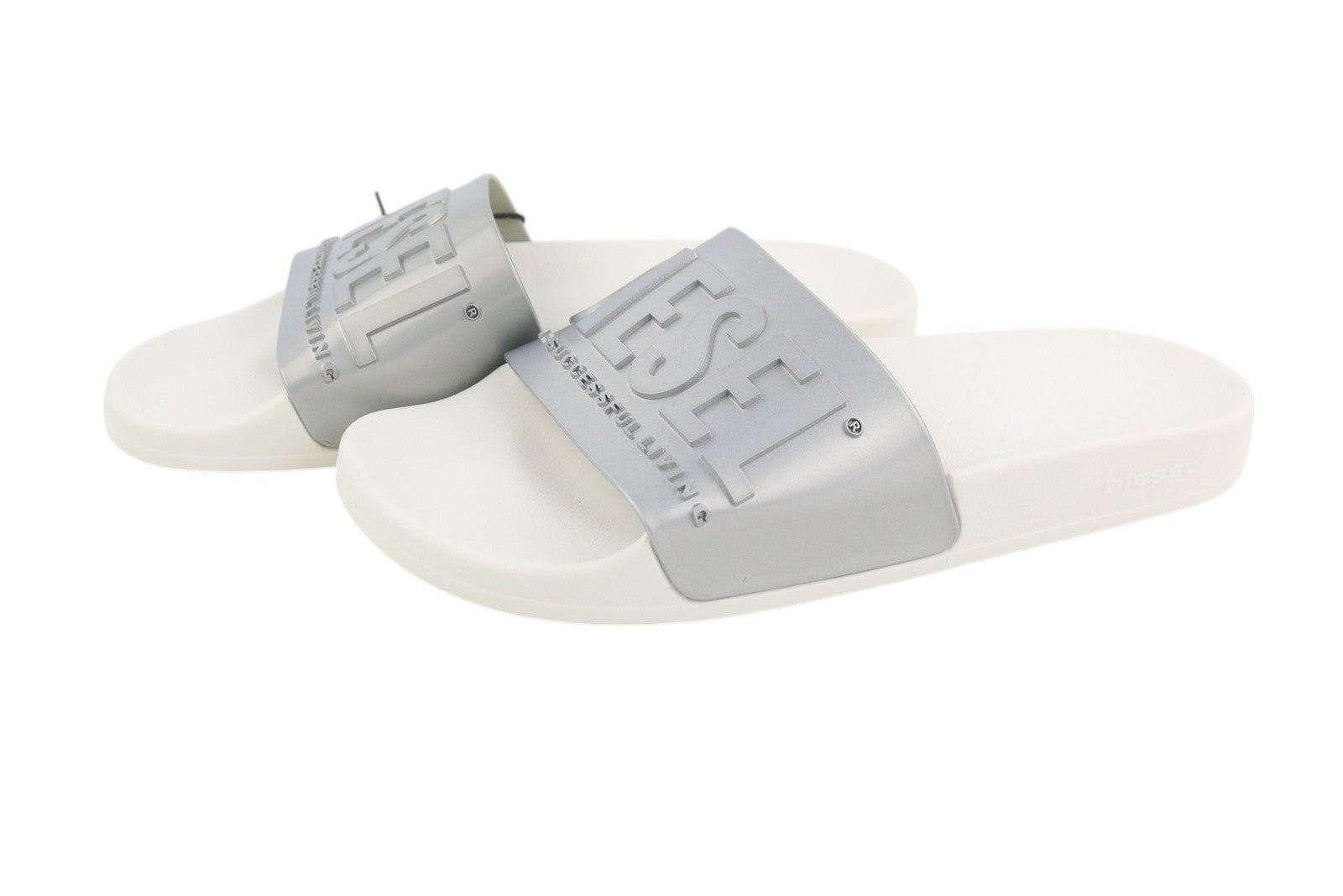 DIESEL Sa-Mayemi Women Sandals EU37 Light Beach Slippers Open Toe Slide Logo