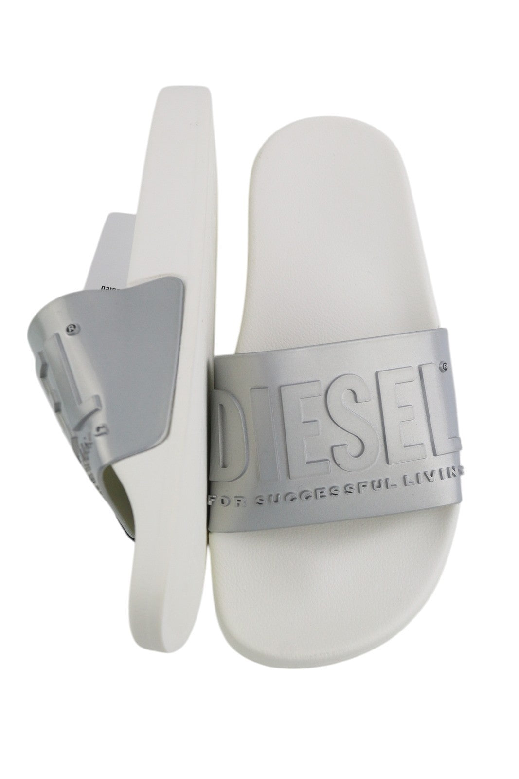 DIESEL Sa-Mayemi Women Sandals EU37 Light Beach Slippers Open Toe Slide Logo