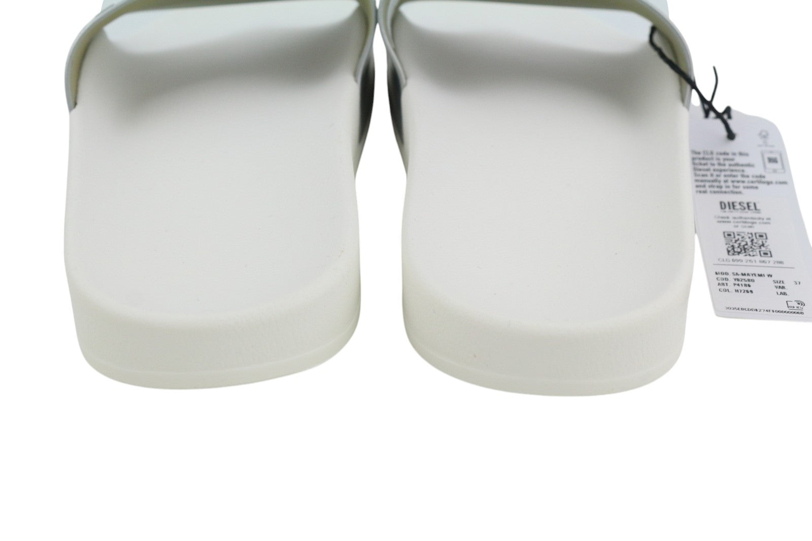 DIESEL Sa-Mayemi Women Sandals EU37 Light Beach Slippers Open Toe Slide Logo