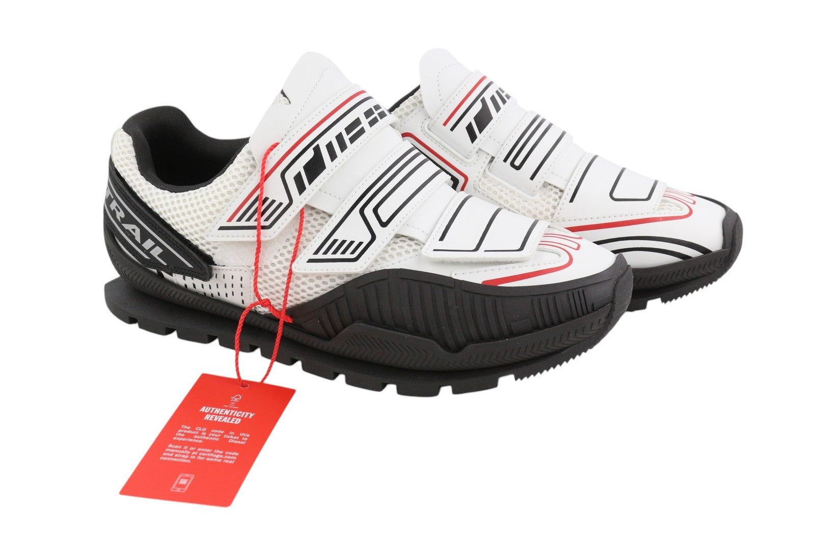 DIESEL S-Pendhio Lc Men Sneakers EU43 Low Laced Almond Toe Patterned RRP€295