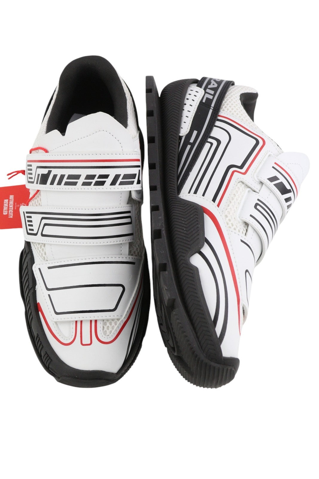 DIESEL S-Pendhio Lc Men Sneakers EU43 Low Laced Almond Toe Patterned RRP€295