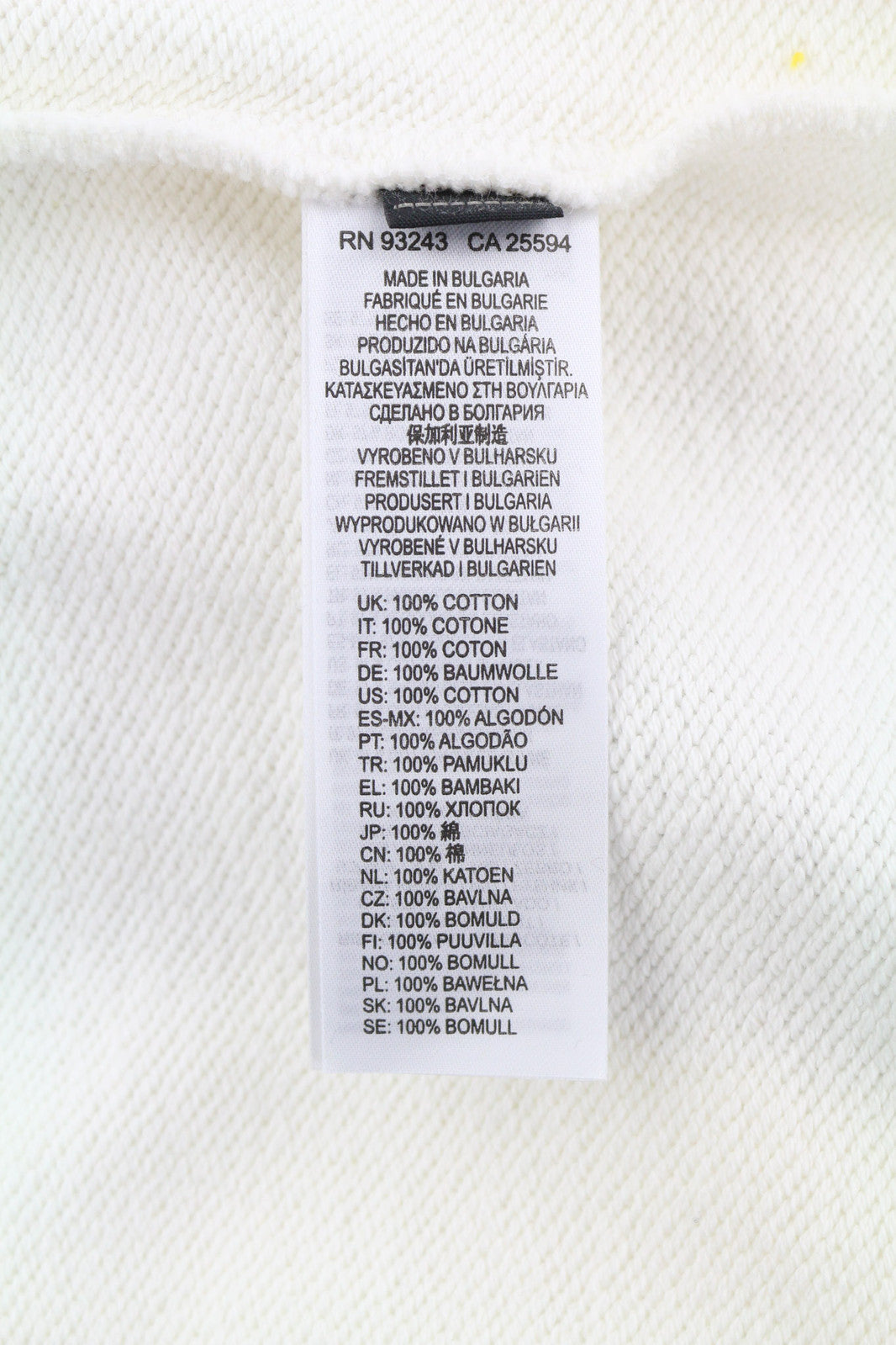 DIESEL S-Saint-Division Men Sweatshirt 2XL White Pullover Half Zip RRP€225