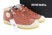 DIESEL S-Yuk Mc Men Sneakers EU42.5 Ankle Top Laced Almond Toe Logo RRP€140