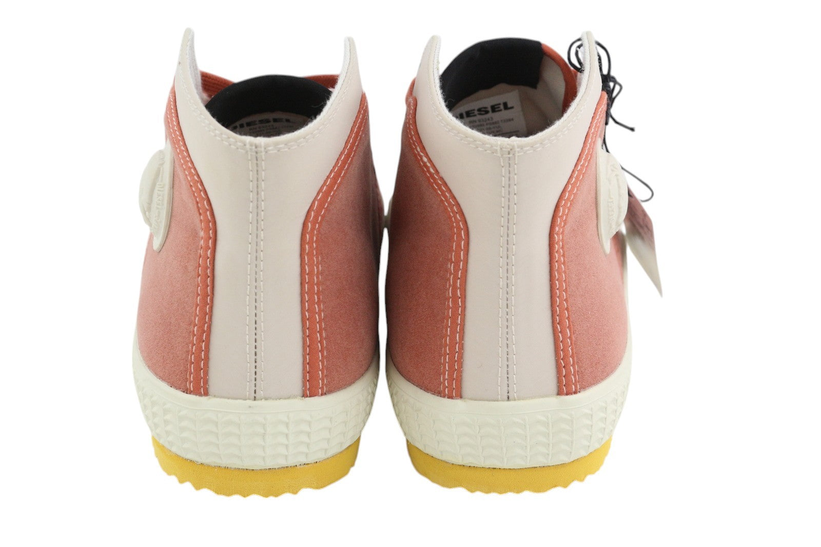 DIESEL S-Yuk Mc Men Sneakers EU42.5 Ankle Top Laced Almond Toe Logo RRP€140