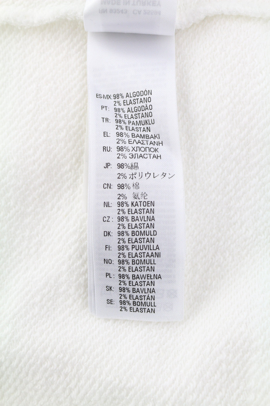 DIESEL D4D-21 Men Hoodie L White Cotton Pullover Kangaroo Pocket Hooded RRP€175