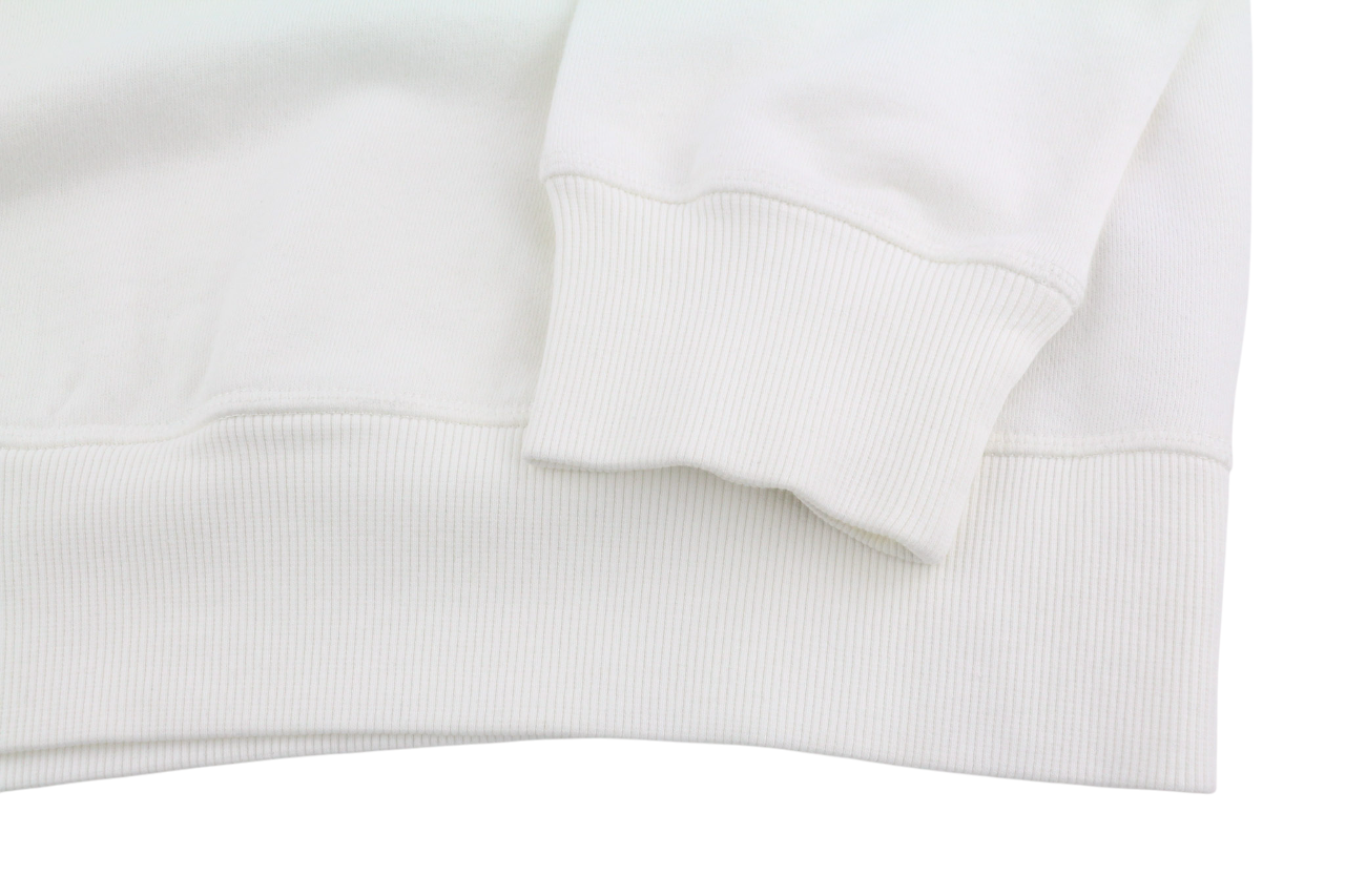 DIESEL D4D-21 Men Hoodie 2XL White Cotton Pullover Kangaroo Pocket Hood RRP€175