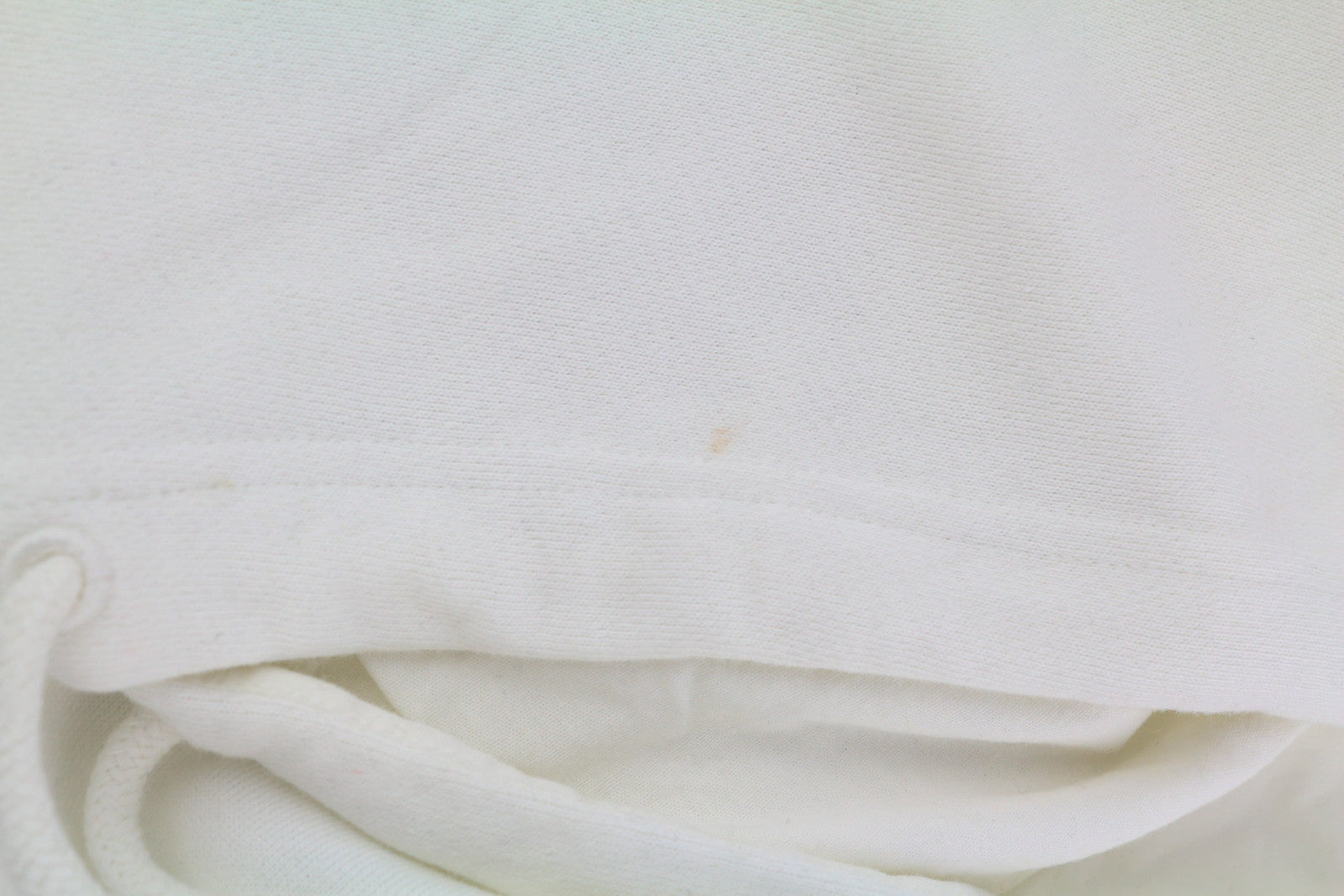 DIESEL D4D-21 Men Hoodie L White Cotton Pullover Kangaroo Pocket Hooded RRP€175