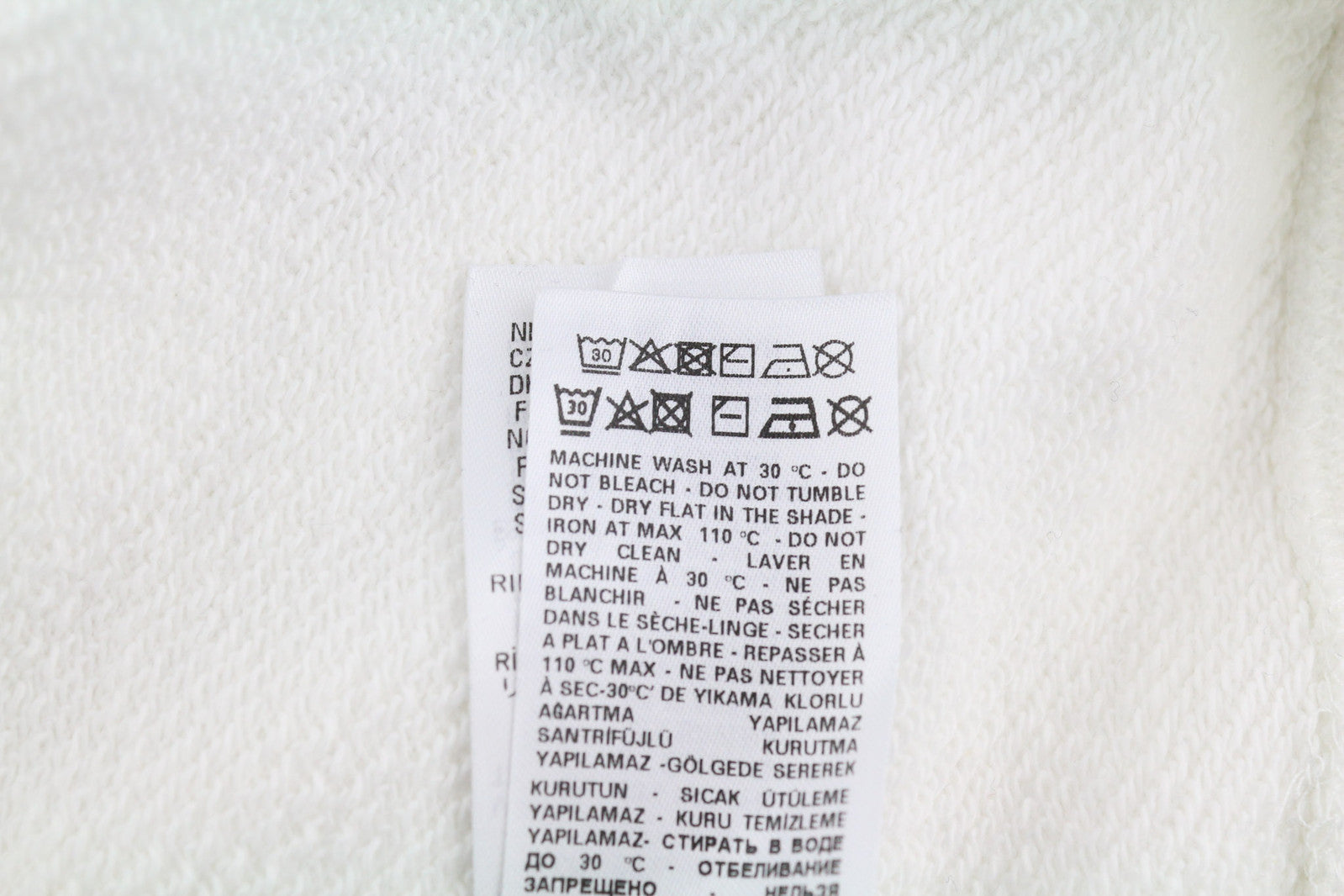 DIESEL D4D-21 Men Hoodie M White Cotton Pullover Kangaroo Pocket Hooded RRP€175