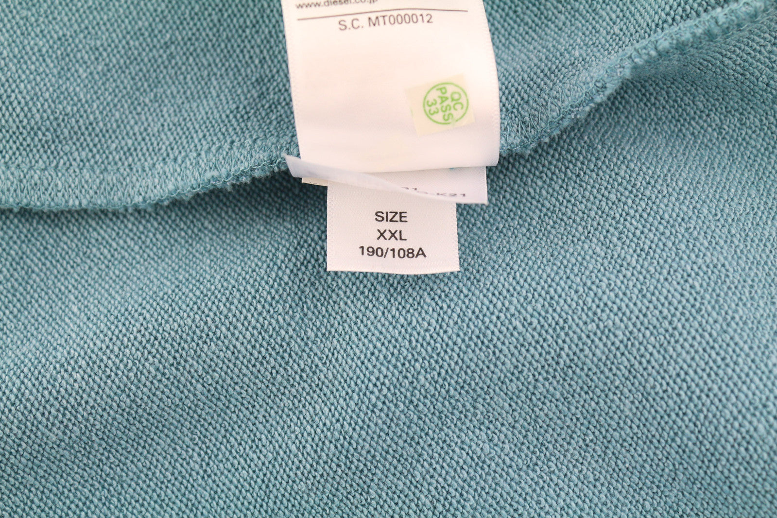 DIESEL S-Girk-Hood-K21 Men Hoodie 2XL Blue Pullover Oversized Kangaroo RRP€110