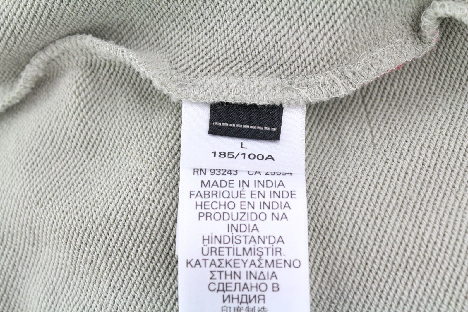 DIESEL S-Ginn-Hood-E2 Men Hoodie L Grey Pullover Kangaroo Oversized RRP€195