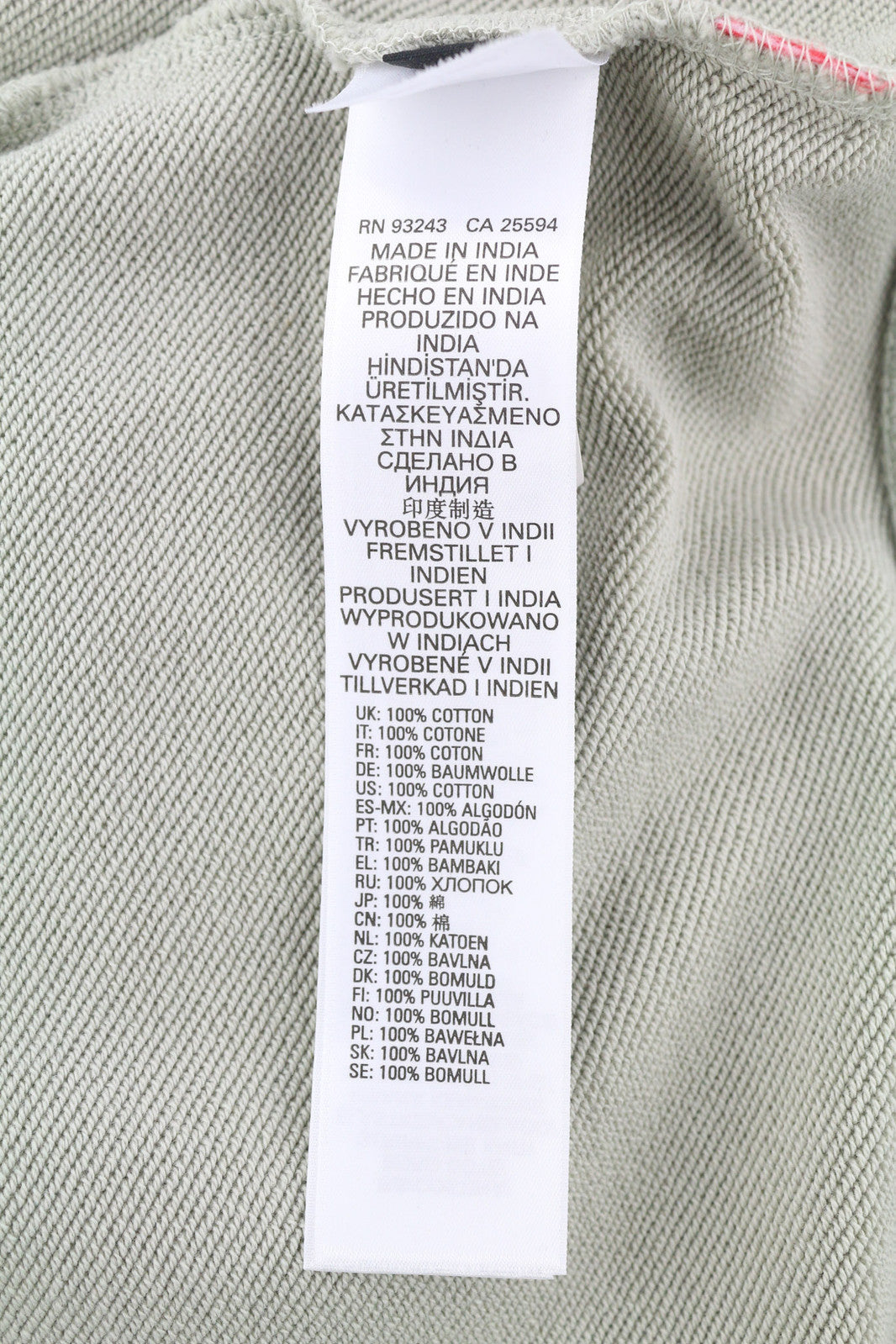 DIESEL S-Ginn-Hood-E2 Men Hoodie L Grey Pullover Kangaroo Oversized RRP€195