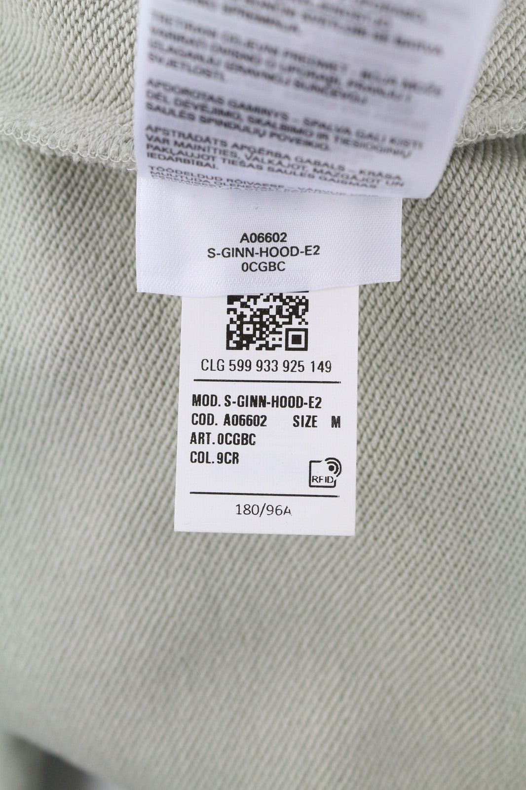 DIESEL S-Ginn-Hood-E2 Men Hoodie M Grey Pullover Kangaroo Oversized RRP€195