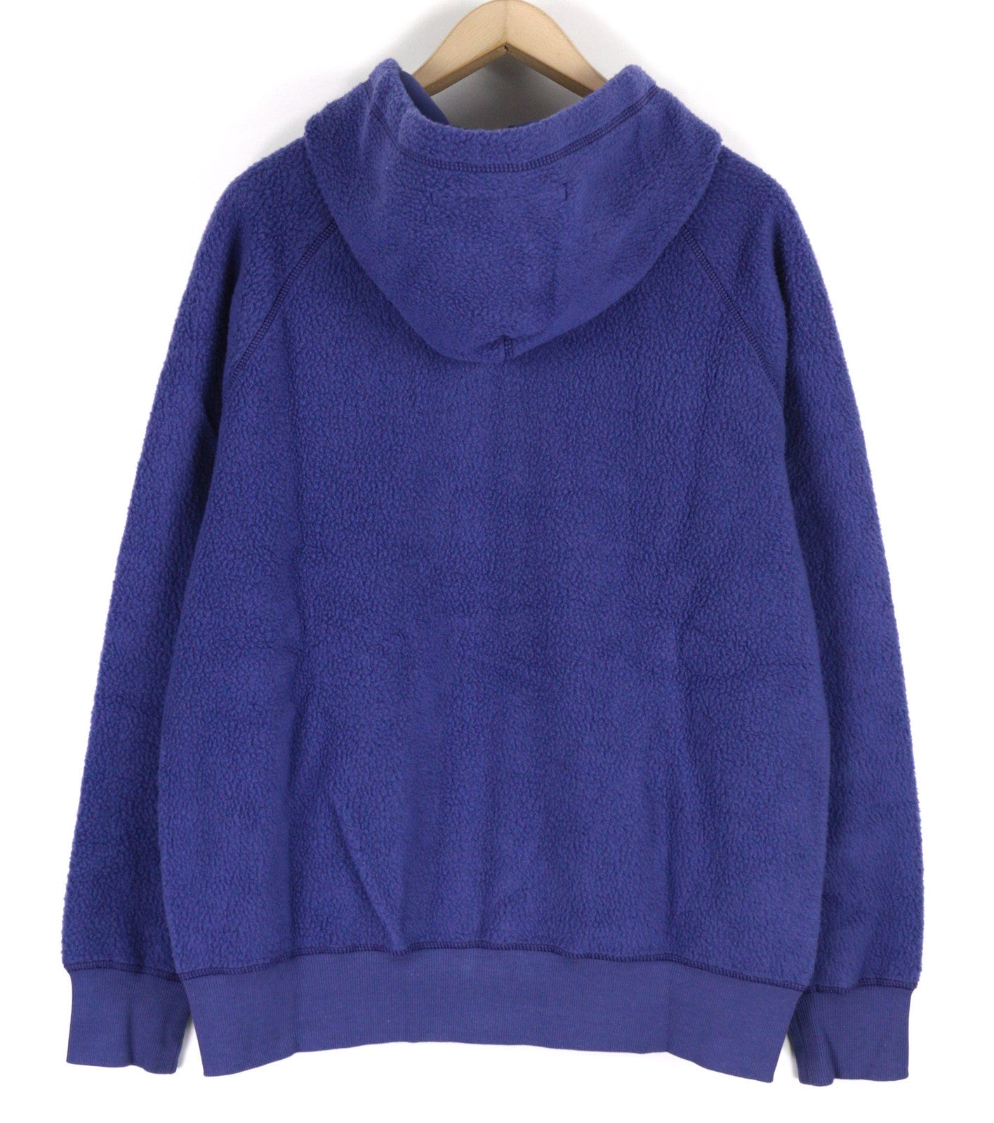 DIESEL S-Rummes-Zip-Rev Men Hoodie M Blue Fleece Pockets Oversized RRP€250