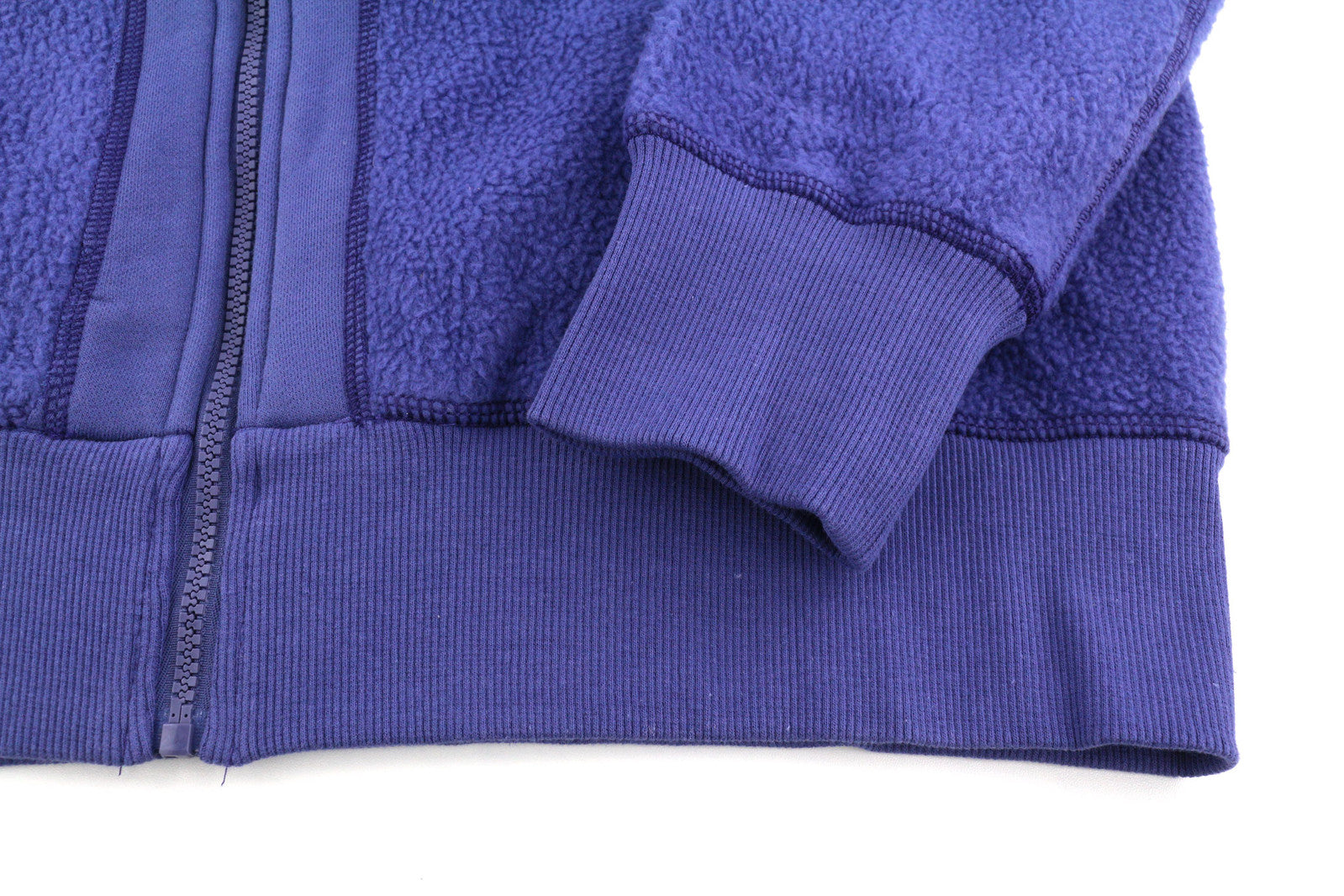 DIESEL S-Rummes-Zip-Rev Men Hoodie M Blue Fleece Pockets Oversized RRP€250