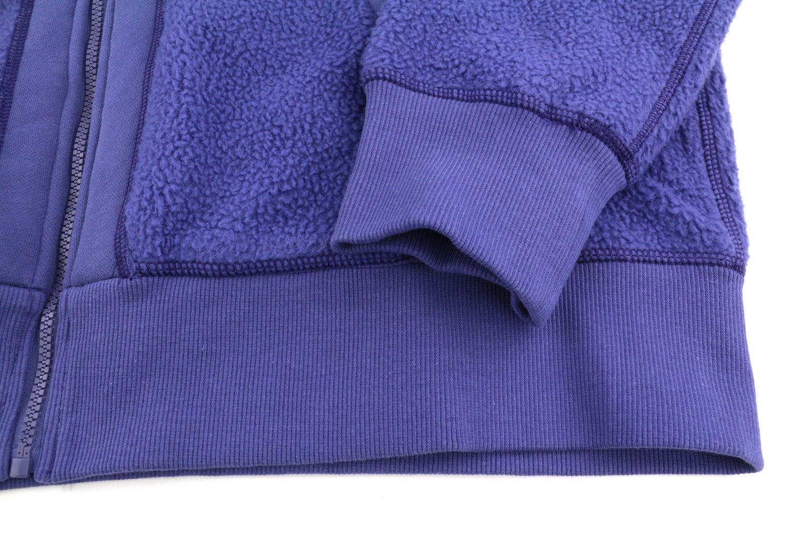 DIESEL S-Rummes-Zip-Rev Men Hoodie XL Blue RRP€250 Fleece Pockets Oversized