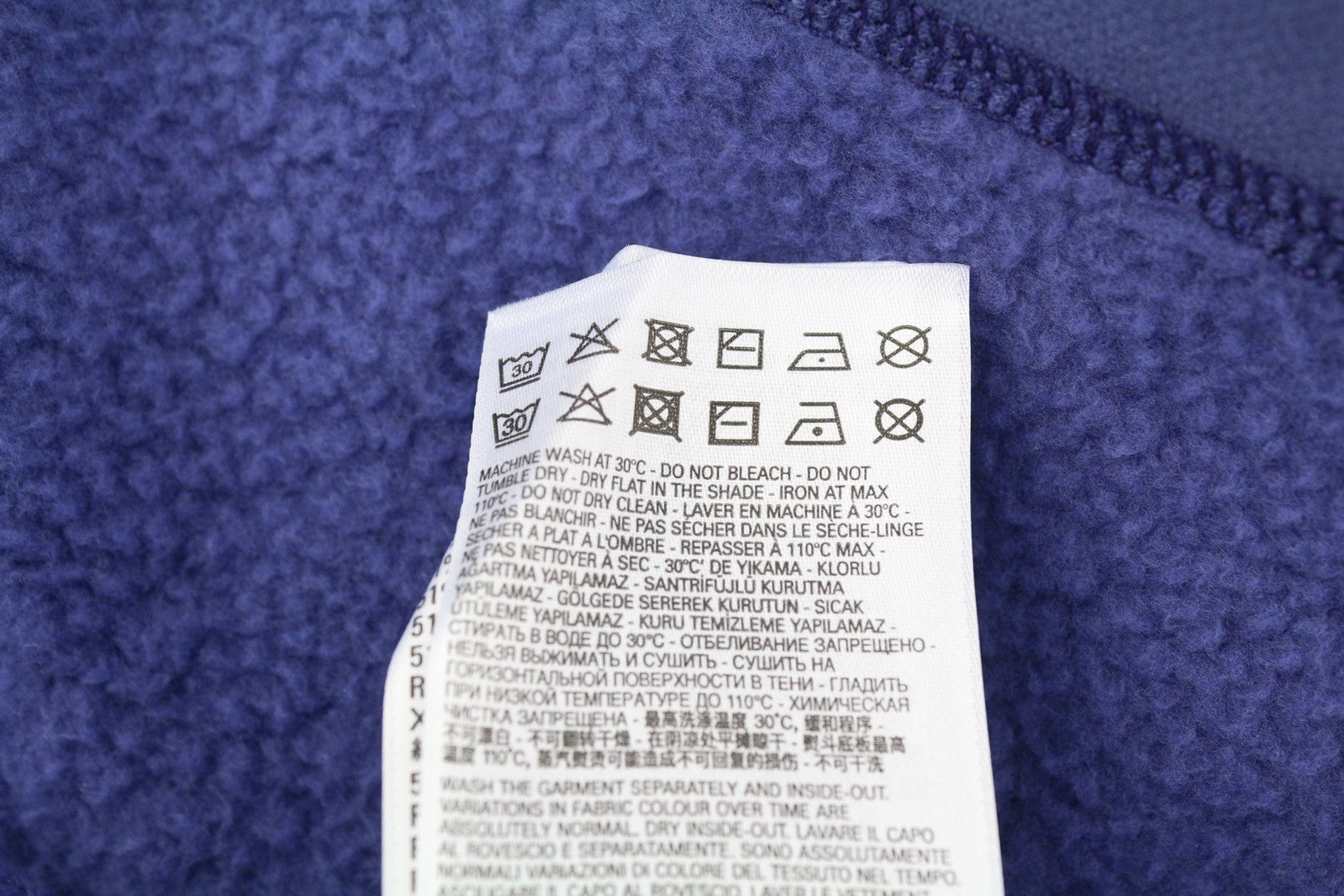 DIESEL S-Rummes-Zip-Rev Men Hoodie L Blue RRP€250 Fleece Pockets Oversized