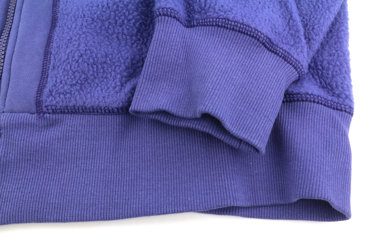 DIESEL S-Rummes-Zip-Rev Men Hoodie L Blue RRP€250 Fleece Pockets Oversized