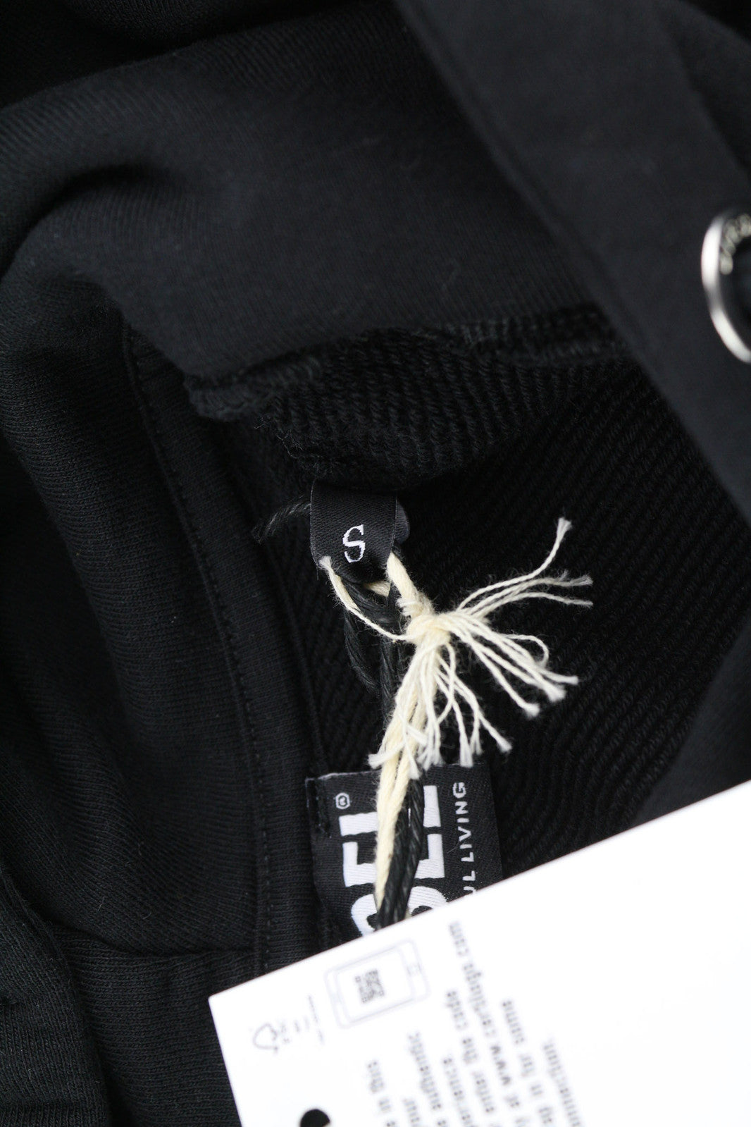 DIESEL S-Girk-Hood-B4 Men Hoodie S Black Pullover Kangaroo Oversized RRP150