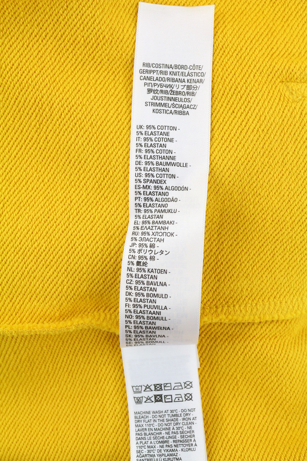 DIESEL S-Girk-Hood-Cuty Men Hoodie S Yellow Pullover Kangaroo Oversized RRP140