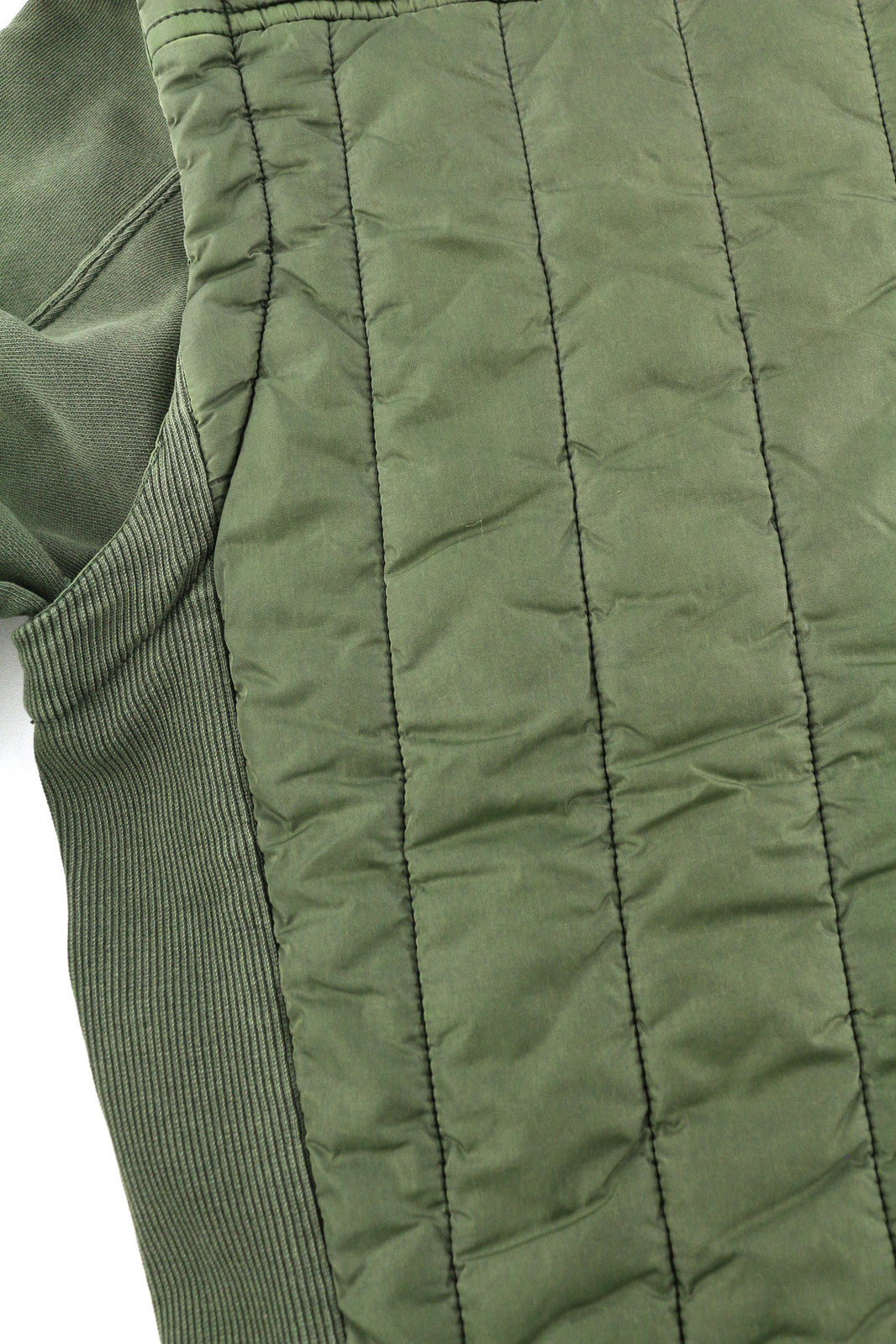 DIESEL S-Holty Men Sweatshirt L Green Pullover Insulated Quilted RRP€225